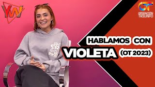 VIOLETA OT 2023 habla de su RELACIÓN con SALMA y CHIARA y la EXPOSICIÓN de su VIDA PRIVADA [upl. by Ahsitaf404]