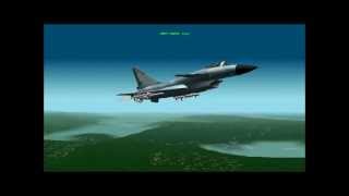 Free Falcon 6 J10A Maneuvers HD [upl. by Echikson110]