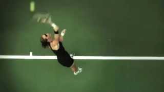 Stosur serve Top view Super slow motion [upl. by Susanna765]