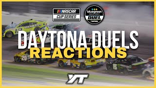 2024 NASCAR Cup Series REACTIONS amp HIGHLIGHTS  Daytona Duels [upl. by Adriano346]