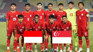 🔴 LIVE SCORE  INDONESIA U16 VS SINGAPURA U16  ASEAN U16 BOYS CHAMPIONSHIP [upl. by Torie]