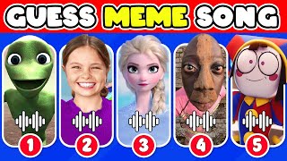 Guess The Meme Songs amp Who’S SINGING Toothless King Ferran Salish Matter MrBeast Elsa Cosita [upl. by Popele]