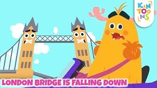 London Bridge Is Falling Down  Popular Kids Rhymes  Nursery Rhymes amp Baby Songs  KinToons [upl. by Leuqar626]