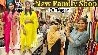 New Family Dress Shop Opened in TNagar Ranghanathan Street [upl. by Winston]