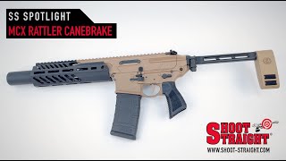 SIG SAUER MCX Rattler Canebrake  Shoot Straight Spotlight [upl. by Afatsom]