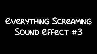 Everyone Screaming Sound Effect 3rd Part HOCBCLMBN AudioShort Remix [upl. by Anivol]