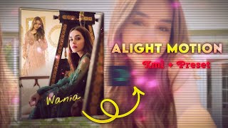 Khoya khoya  Ae Inspired Xml Preset  New Alight Motion xml preset by TheEditz663 [upl. by Aserehs]