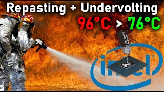 Laptop Thermal Paste Replacement  Undervolting  Repasting Laptop CPU and GPU  Intel  nVidia [upl. by Kalvin]