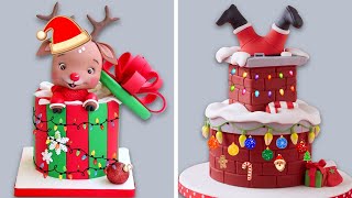 1 Hour Relaxing ⏰ Perfect Cake Decorating Ideas Themed Christmas 🎄 Happy Christmas 2021 [upl. by Aymahs]