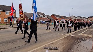 Pride of the North Flute band Possilpark Murray Club Apprentice Boys of Derry 4thNov 2023 [upl. by Ahseket]