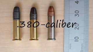 How to pronounce 380caliber [upl. by Nipsirc]