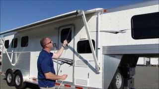 How to operate an awning on your trailer or RV [upl. by Boris]