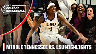 Middle Tennessee Blue Raiders vs LSU Tigers  Full Game Highlights  NCAA Tournament [upl. by Lleroj]