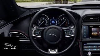 Jaguar FPACE 2017  InControl Touch Lenkradbedienelemente [upl. by Merill]