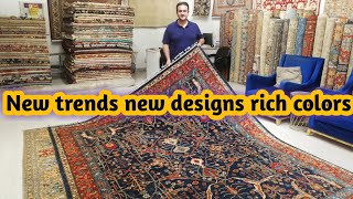 New trends new designs with rich colors in hand knotted carpets  Best carpets for home [upl. by Farkas572]