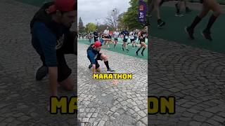 Runner Can’t Continue Marathon dorianlouvet viral shorts marathon running run fyp [upl. by Gratia747]