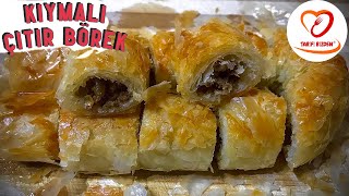 KIYMALI ÇITIR BÖREK📣Baklava Yufkasından Kıymalı Sarıyer Böreği Tarifi [upl. by Burck]