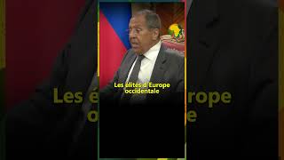 Lavrov fait le parallèle historique entre une quotpage honteusequot de lEurope et la situation actuelle [upl. by Kendra]