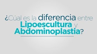 Diferencia entre Lipoescultura Liposucción y Lipectomía Abdominoplastia [upl. by Essex]