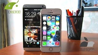 iPhone 5S vs HTC One il confronto di TuttoAndroidnet [upl. by Ahsoj684]