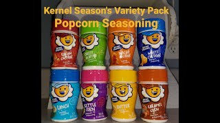 Kernel Seasons Variety Pack Popcorn Seasoning KimTownselYouTube [upl. by Naara]