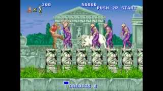 Altered Beast ARCADE Hardest Difficulty  RealTime Playthrough [upl. by Sesom254]