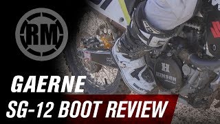 Gaerne SG12 Motocross Boot Review [upl. by On778]