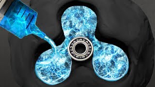 DIY Liqiud Lightning Fidget Spinner [upl. by Fauch]