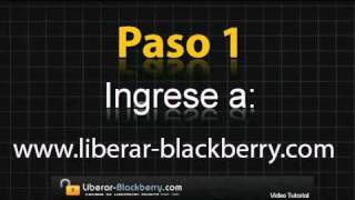 Liberar Blackberry Bold 9000 9700  Liberar por IMEI [upl. by Selwin227]