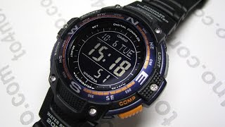 Casio Mens SGW1002BCF Twin Sensor Digital Display Quartz Black Watch [upl. by Stutman228]