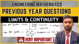 Previous Year Questions Asked  Limits amp Continuity  Homogeneous Function  Semester Exam [upl. by Oruam]