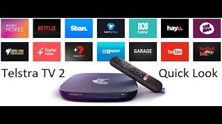 Telstra TV 2  Quick look at the interface [upl. by Pears221]