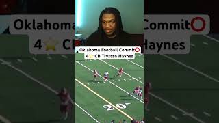 Oklahoma Sooners Commit Trystan Haynes shorts [upl. by Trautman125]