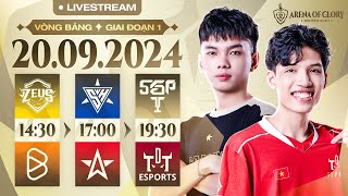 ZEUS VS BOX  SH VS 1S  SGP VS TDT  VÒNG BẢNG ĐTDV MÙA ĐÔNG 2024  NGÀY 2009 [upl. by Joiner]