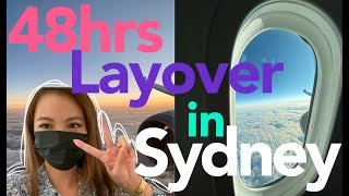 VLOG  48hrs Layover in Sydney シドニーで隔離ホテルでのステイ！ [upl. by Annwahsal225]