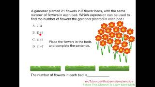 Distribute flowers in the flowerbeds Division [upl. by Carley]