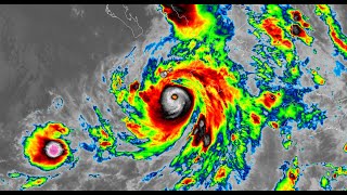 Infrared Satellite Animation of Major Hurricane Odile 2014 [upl. by Ricardo732]