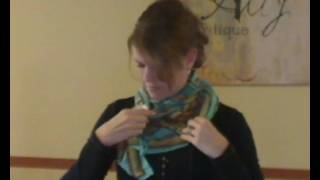 Quick Scarf Tying Using a Scarf Ring [upl. by Stalk319]