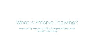 What is Embryo Thawing [upl. by Bullen]