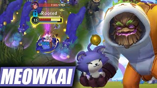 WILD RIFT MEOWKAI GAMEPLAY  THIS SKIN IS WORTH IT [upl. by Uttica]