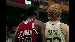 Larry Bird 36pts 12reb 8ast vs Michael Jordan 63 Points 1986 Bulls G2 [upl. by Eilerua172]