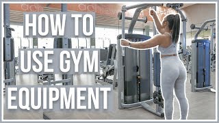 HOW TO USE GYM EQUIPMENT  Upper Body Machines [upl. by Aniat455]