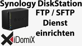 Synology DiskStation FTP SFTP Dienst einrichten und extern und intern nutzen [upl. by Asor854]