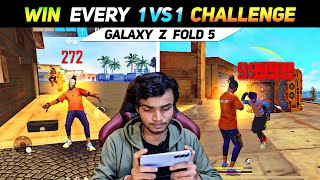 1 Vs 1 God Level Strategy amp Secret Tricks 🏆  How To 1vs1 Custom  Free Fire Tricks PlayGalaxy [upl. by Keir]