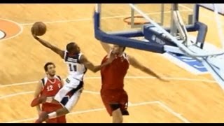 TFBDunks 59quot NCAA Dunk Champ James Justice DUNKS ALL OVER 7 FOOTER in Asia [upl. by Odnesor]