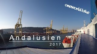 Motorradtour Andalusien  Fähre  Hafen  Barcelona  SpanienTour [upl. by Neelyaj728]