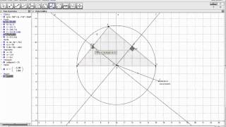 Mediatrices y el circuncentro con GEOGEBRA [upl. by Kermy624]