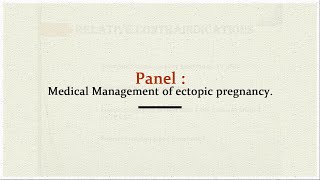 Webinar on Diagnosis and Management of Ectopic Pregnancy and case studies by Dr Laxmi Shrikhande [upl. by Annwahsal854]