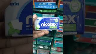 Nicotex 2mg  Nicotine gum  Mint plus flavour  shorts [upl. by Aelaza]