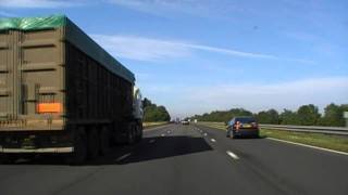 Driving On The M5 From J26 Wellington To J27 Tiverton England 19th August 2011 [upl. by Cappello180]